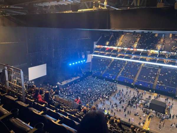 The O2, London, section: 405, row: S, seat: 554