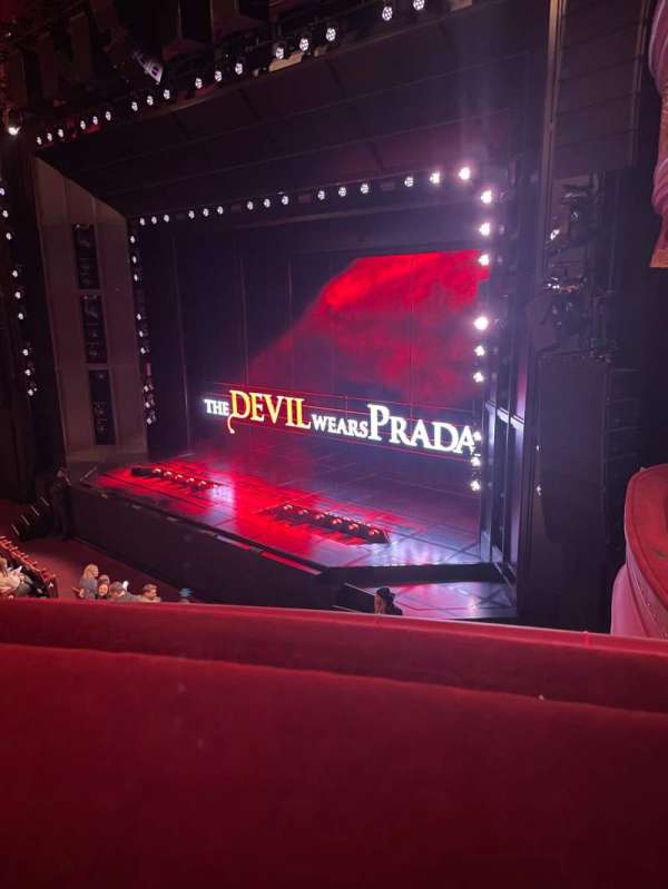 Dominion Theatre, section: Dress circle, row: A, seat: 4