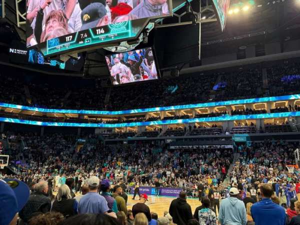 Spectrum Center, section: 113, row: F, seat: 10