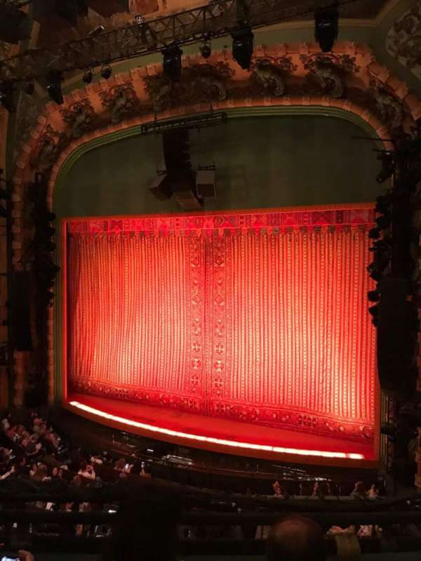 New Amsterdam Theatre, section: Mezzanine R, row: CC, seat: 14