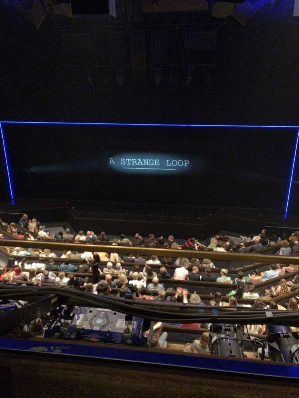 Barbican Theatre, section: Circle, row: A, seat: 25