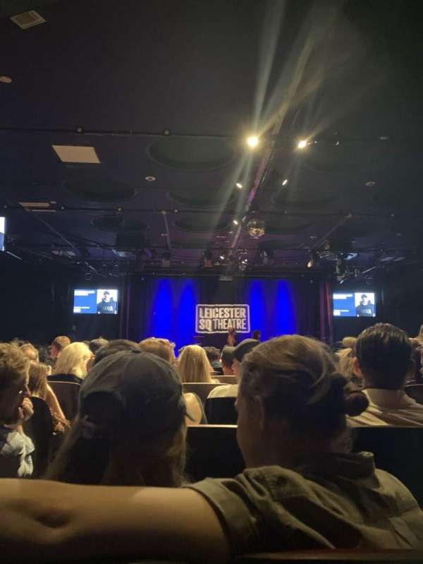 Leicester Square Theatre, section: Main, row: P, seat: 9
