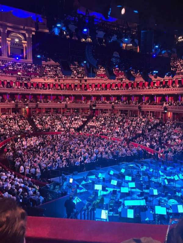 Royal Albert Hall, section: West Choir, row: 5, seat: 109