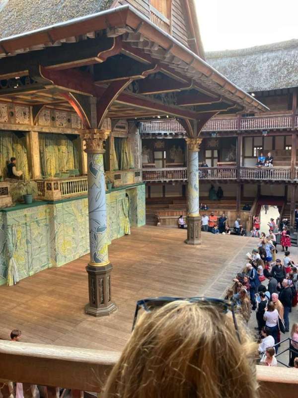 Globe Theatre at Shakespeare's Globe, section: Middle Gallery Bay M, row: C, seat: 46
