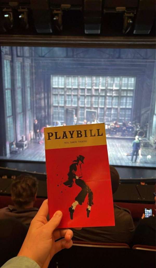 Neil Simon Theatre, section: Front Mezzanine C, row: C, seat: 115