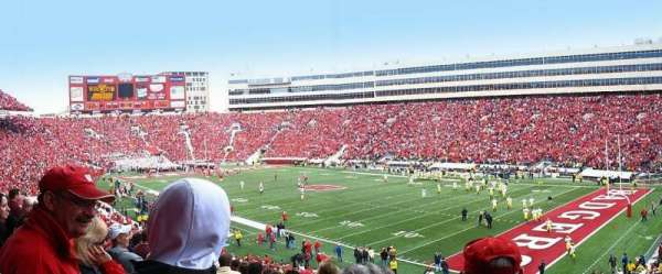 Camp Randall Stadium, section: A, row: 35, seat: 10