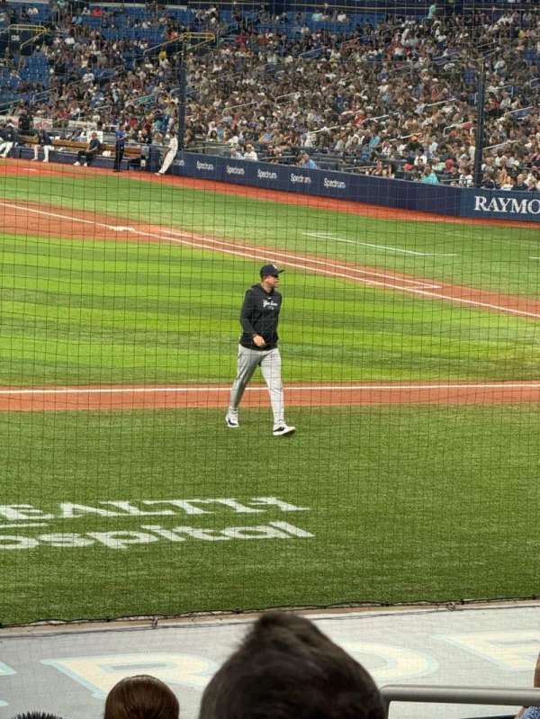 Tropicana Field, section: 115, row: T, seat: 3