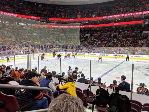 Xfinity Mobile Arena, section: 101, row: 9, seat: 2