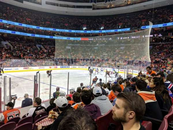 Xfinity Mobile Arena, section: 101, row: 9, seat: 2