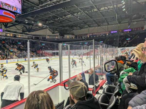 Santander Arena, section: 106, row: D, seat: 7