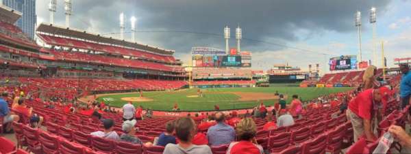 Great American Ball Park, section: 129, row: V, seat: 7