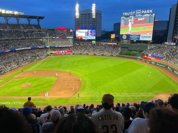 Truist Park, section: 317, row: 13, seat: 20