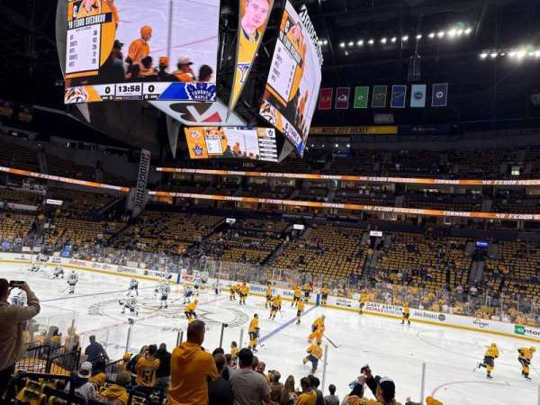 Bridgestone Arena, section: 117, row: A, seat: 16