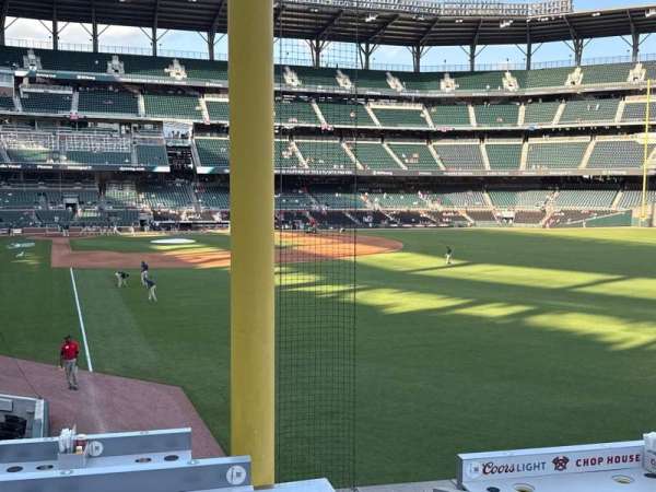 Truist Park, section: 107, row: 3, seat: 1
