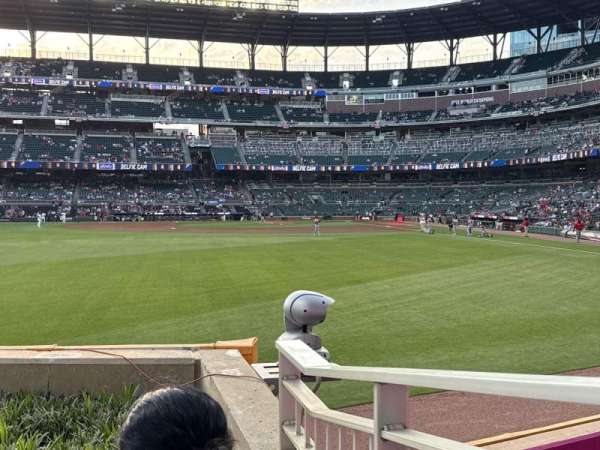 Truist Park, section: 146, row: 3, seat: 12