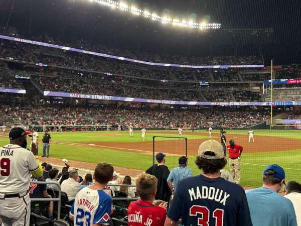 Truist Park, section: 14, row: 8, seat: 3