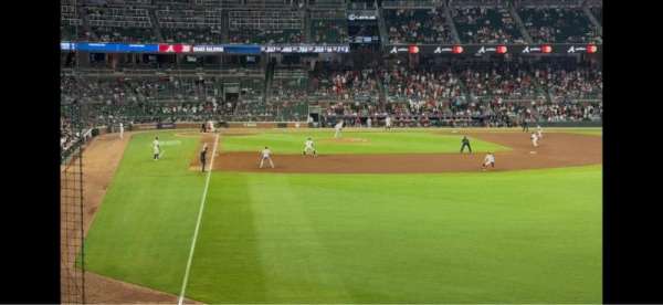 Truist Park, section: 160, row: 3, seat: 5