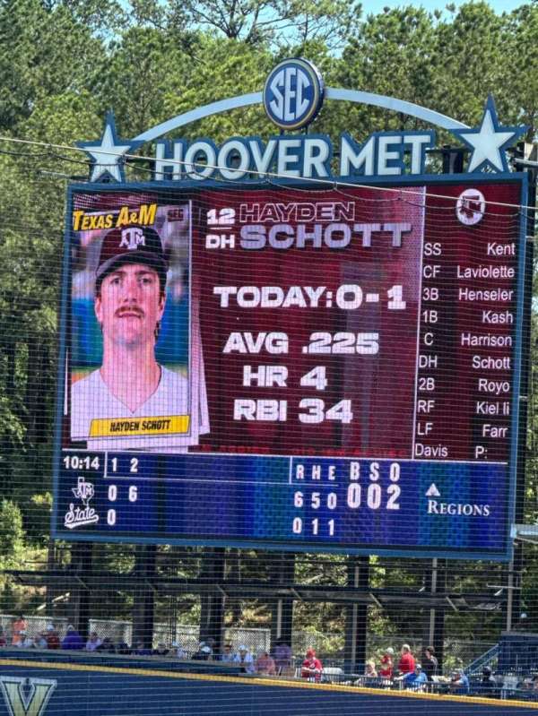 Hoover MET, section: 203, row: D, seat: 1