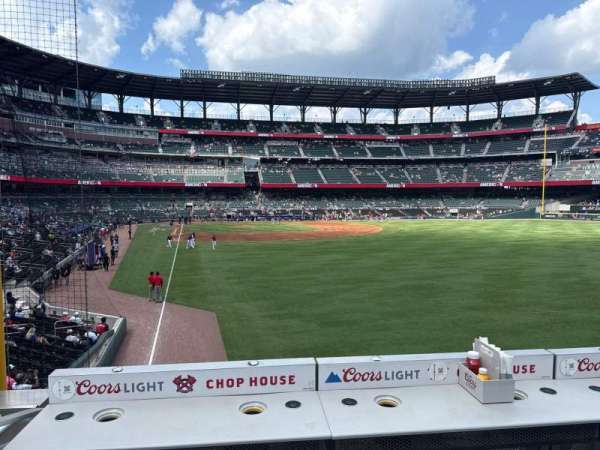Truist Park, section: 160, row: 2, seat: 5