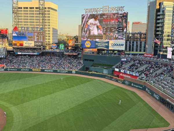 Truist Park, section: 317, row: 12, seat: 4