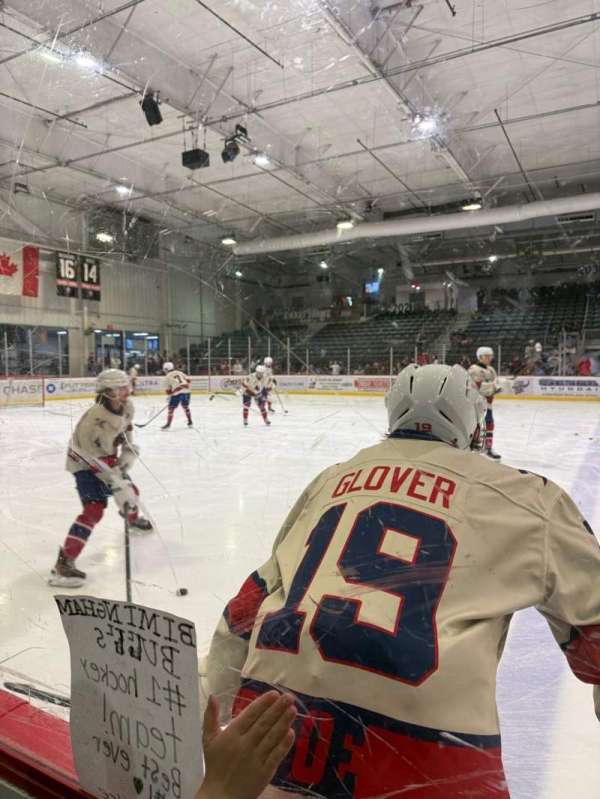 Pelham Civic Complex, section: 104, row: A, seat: 19