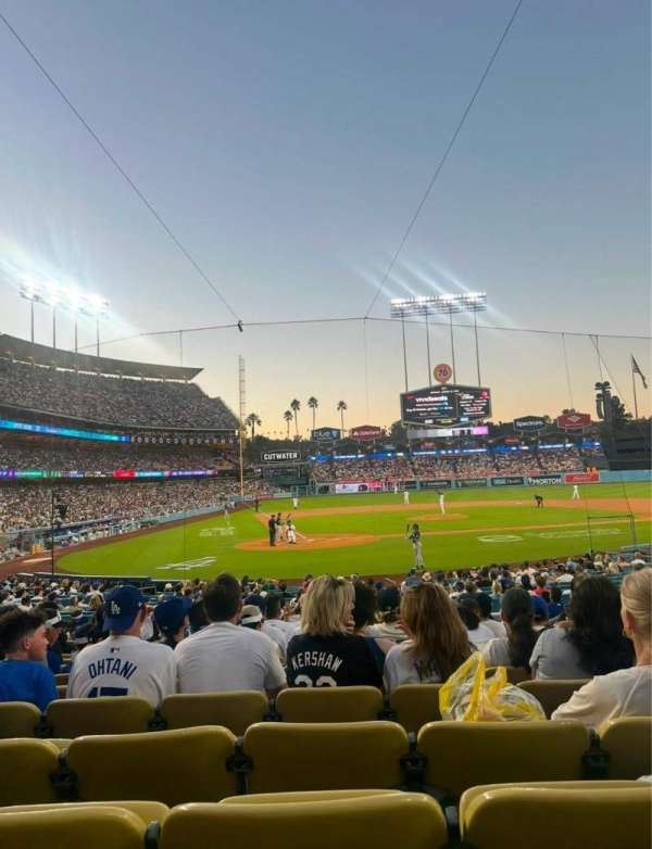 Dodger Stadium, section: 8FD, row: P, seat: 10