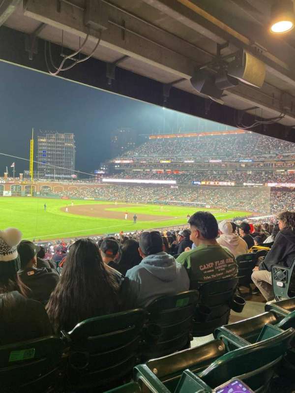 Oracle Park, section: 130, row: 35, seat: 5