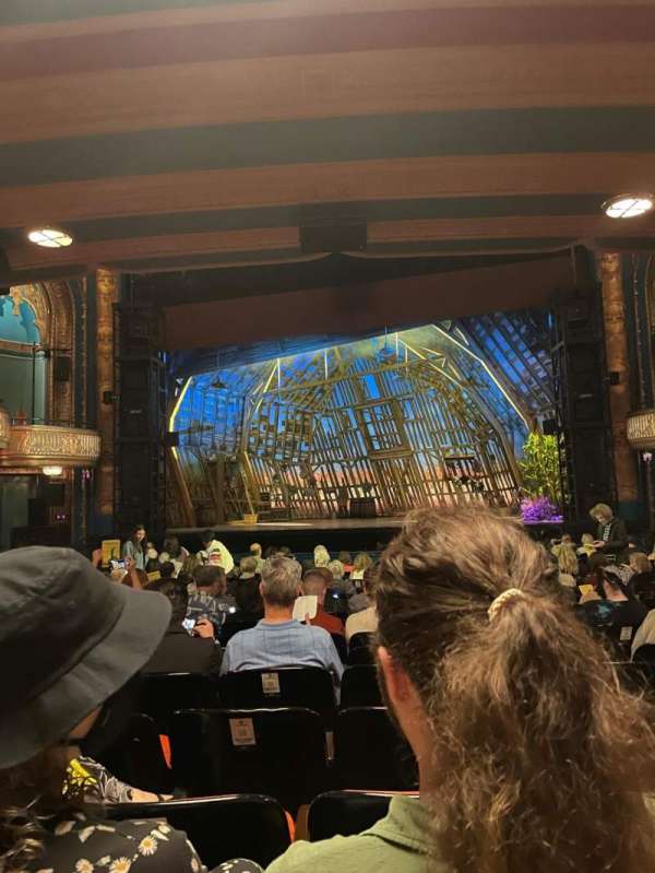 Curran Theater, section: Orchestra C, row: T, seat: 107