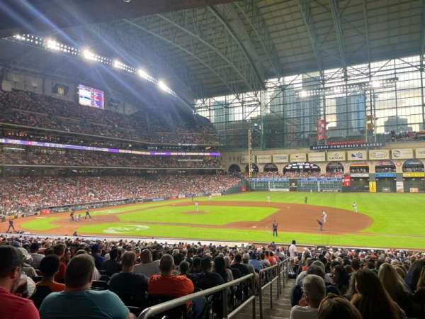 Daikin Park, section: 127, row: 35, seat: 1-2