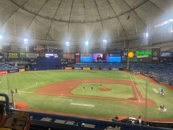 Tropicana Field, section: 207, row: C, seat: 5-6
