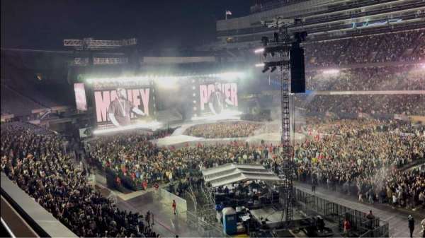 Soldier Field, section: 334, row: 1, seat: 11