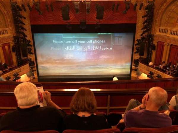 Barrymore Theatre, section: Rear Mezzanine C, row: D, seat: 108