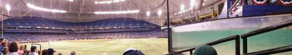 Tropicana Field, section: 150, row: W, seat: 8