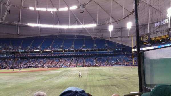 Tropicana Field, section: 150, row: W, seat: 8