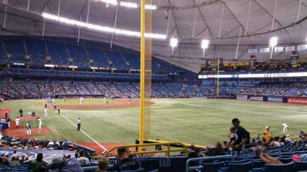 Tropicana Field, section: 138, row: jj, seat: 20
