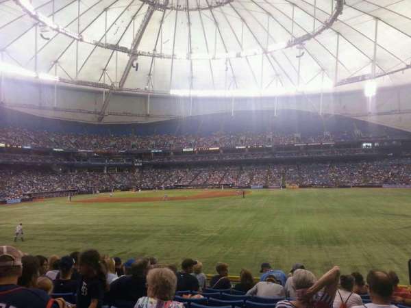 Tropicana Field, section: 148, row: DD, seat: 19