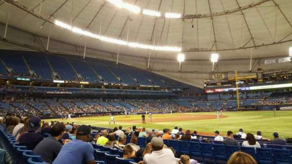 Tropicana Field, section: 130, row: M, seat: 3