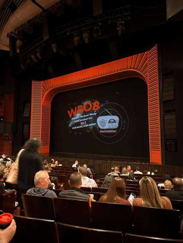 Marquis Theatre, section: Orchestra R, row: N, seat: 8