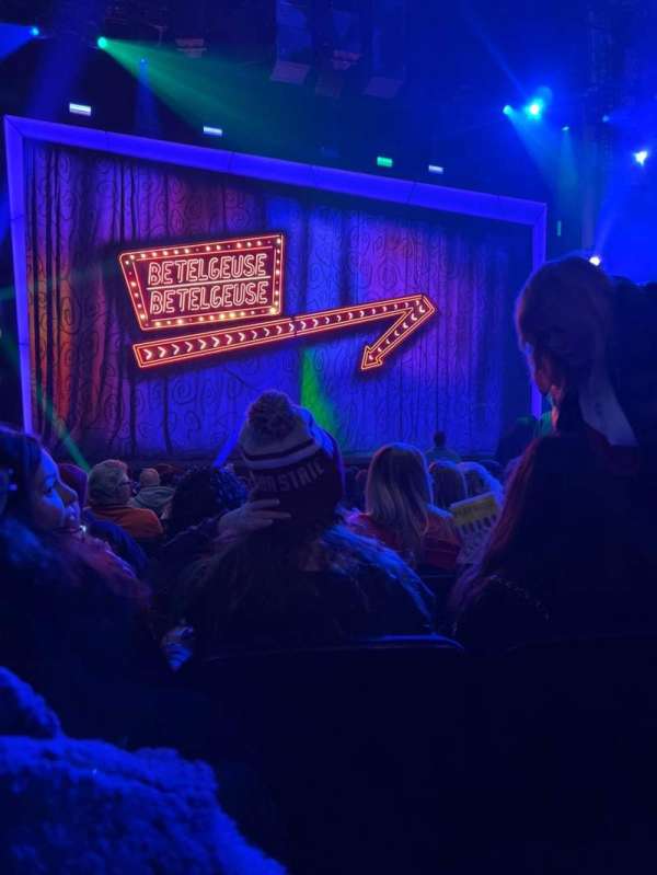 Palace Theatre, Broadway, section: Orchestra L, row: M, seat: 113