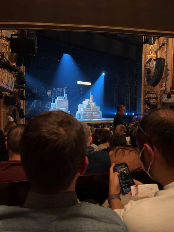 Longacre Theatre, section: Orchestra L, row: O, seat: 14
