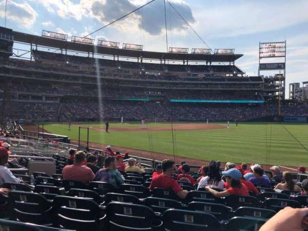 Nationals Park, section: 135, row: P, seat: 7