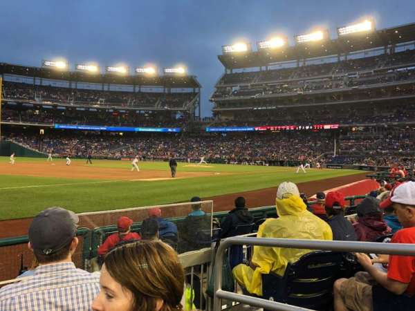 Nationals Park, section: 112, row: F, seat: 1