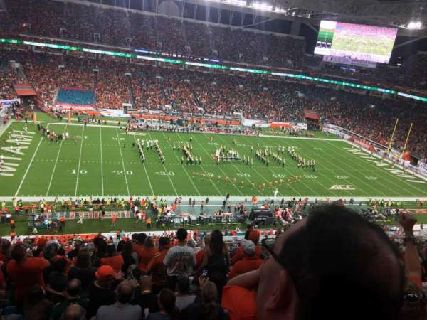 Hard Rock Stadium, section: 321, row: 3, seat: 9