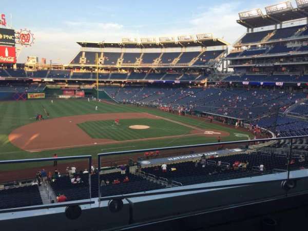 Nationals Park, section: 206, row: A, seat: 9