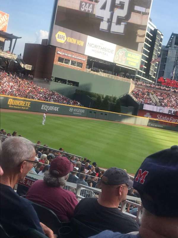 Truist Park, section: 140, row: 4, seat: 15