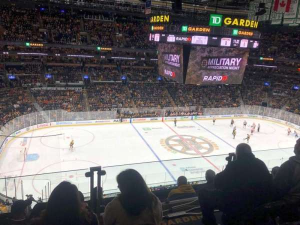 TD Garden, section: 318, row: 5, seat: 10