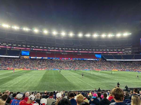 Gillette Stadium, section: 111, row: 15, seat: 16