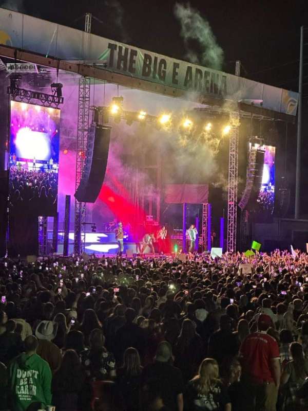 The Big E Arena, section: Bleachers, row: Y, seat: 10-3