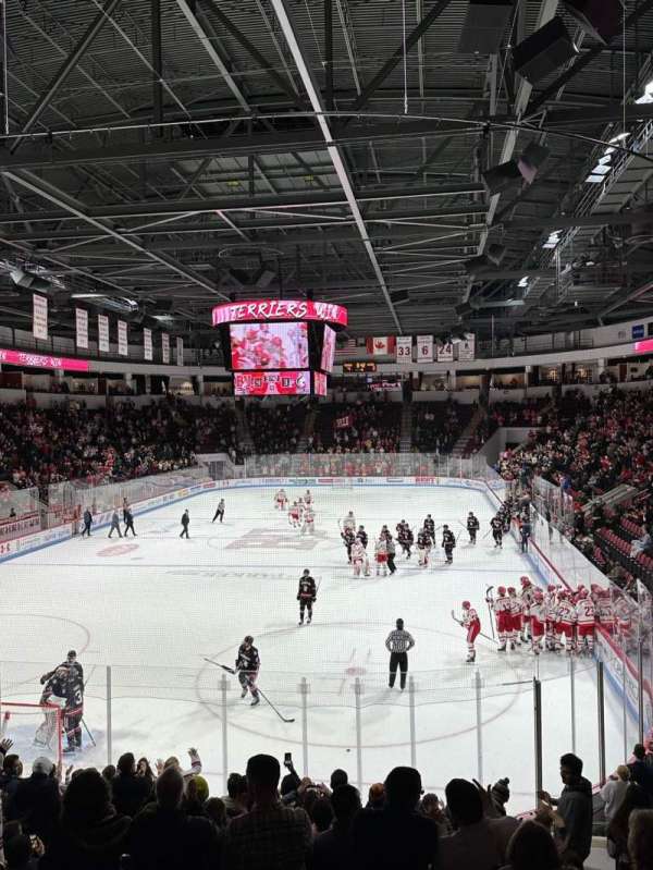 Agganis Arena, section: 107, row: 9, seat: 45