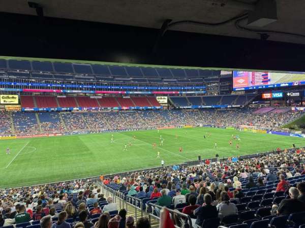 Gillette Stadium, section: 112, row: 35, seat: 2
